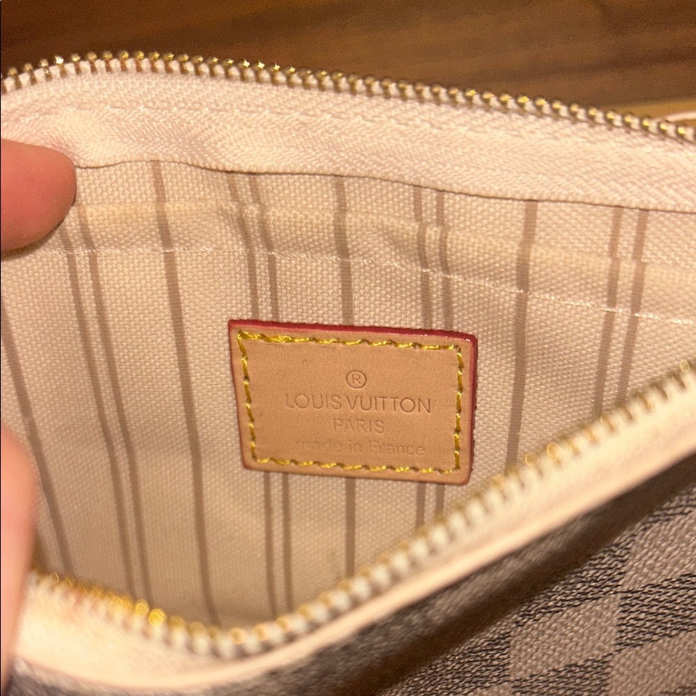 Louis Vuitton Checkered Wristlet Pouch - Picture 5 of 6